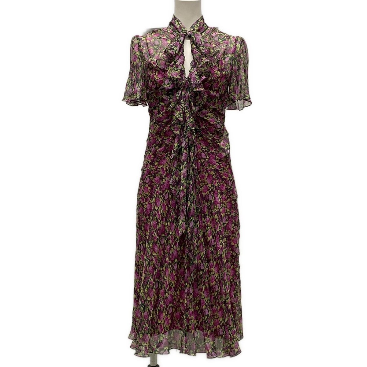 楽天市場】【中古】GUCCIレースデザインワンピース ドレス ブラック