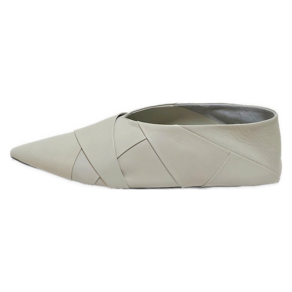 JIL SANDER アンクレットフラットシューズ　バレエシューズ　ジルサンダー JIL SANDER アンクレットフラットシューズバレエシューズジルサンダー