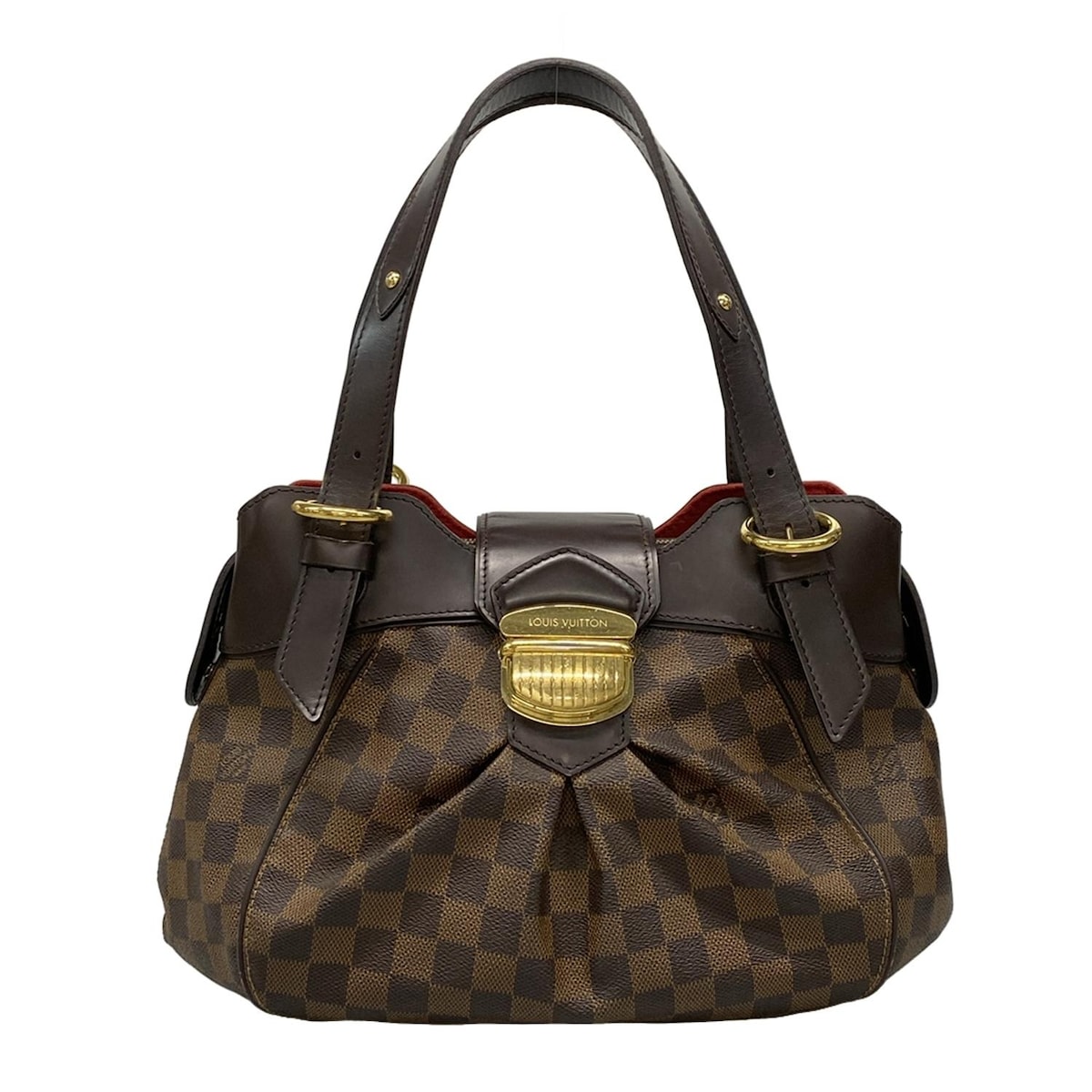 【中古】LOUIS VUITTON(ルイヴィトン) システィナPMダミエ ショルダーバッグ エベヌ