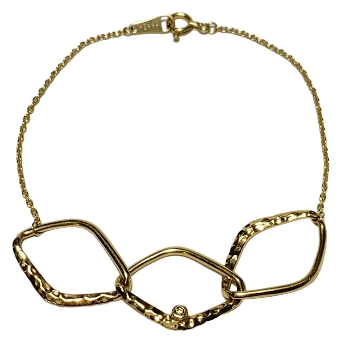 楽天市場】アガット クロス ダイヤモンド ブレスレット K18イエロー