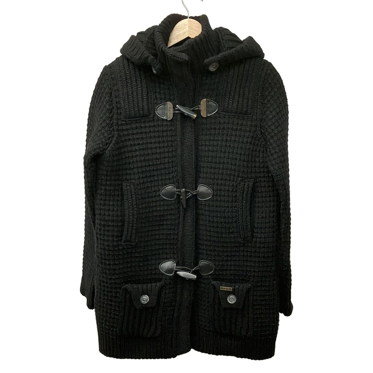楽天市場】BARK バーク ニットダッフルコート ブラック XS 【中古