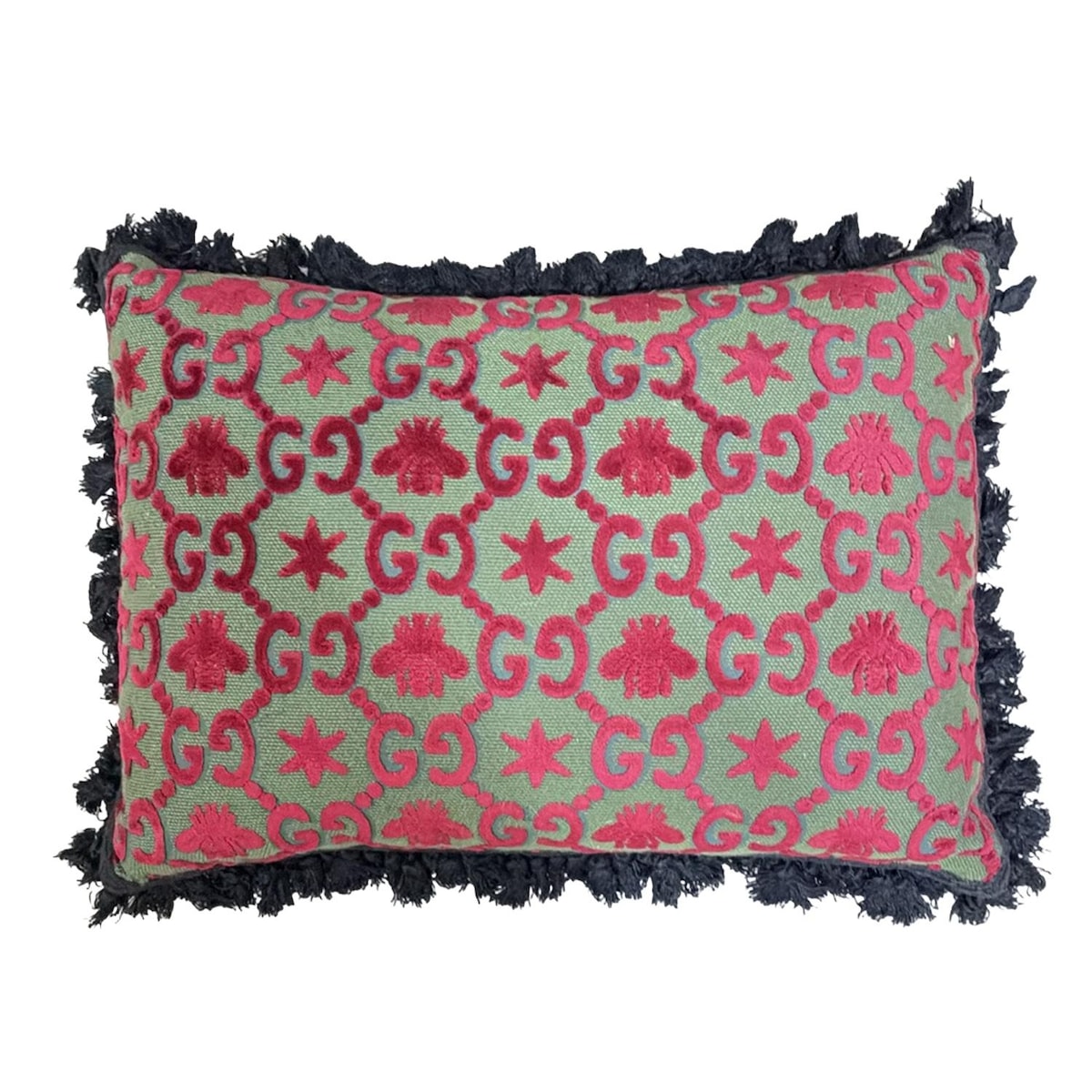 楽天市場】美品 GUCCI グッチ ブルー グリーン ブラック ベルベット