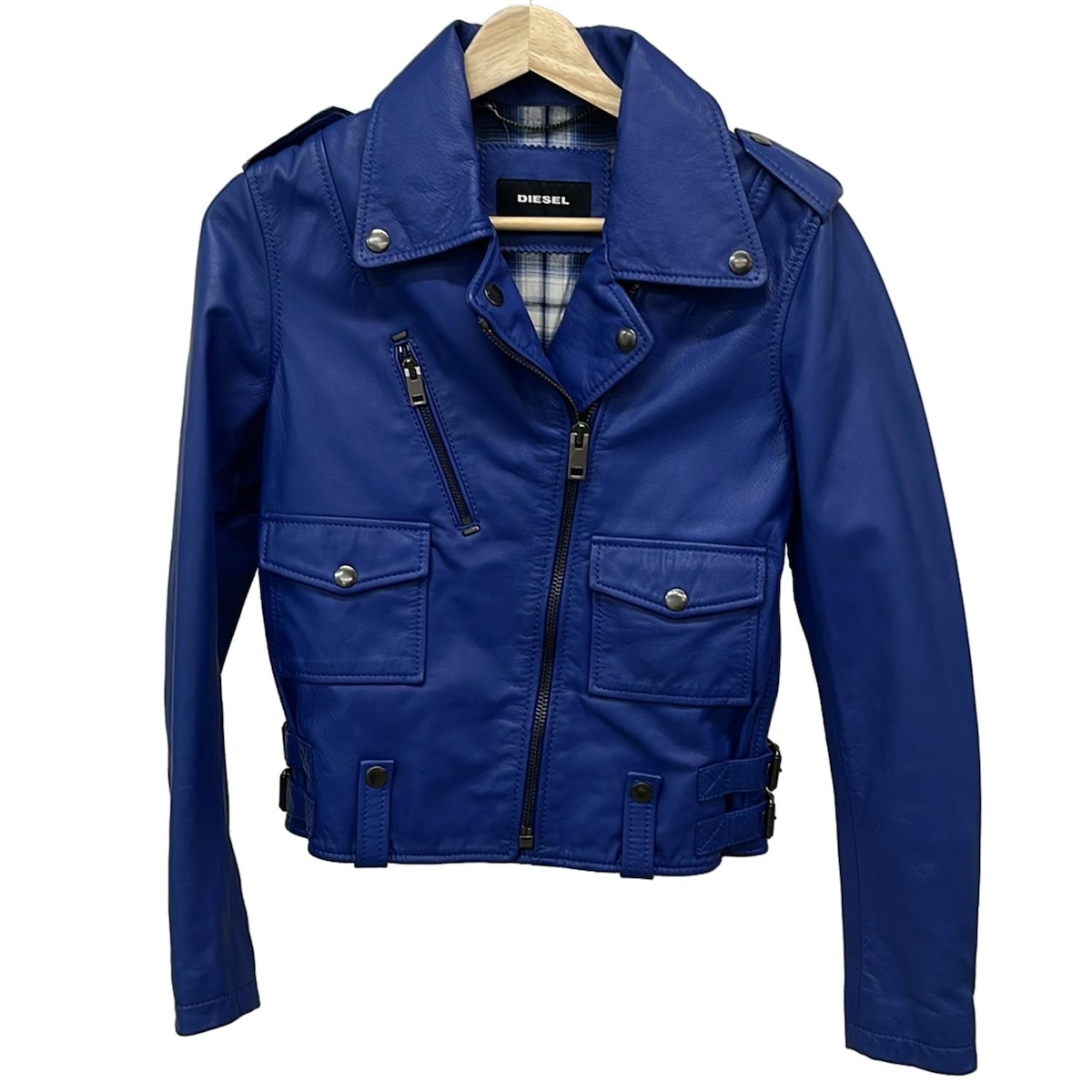 楽天市場】【中古】 ディーゼル デニムダブルライダースジャケット