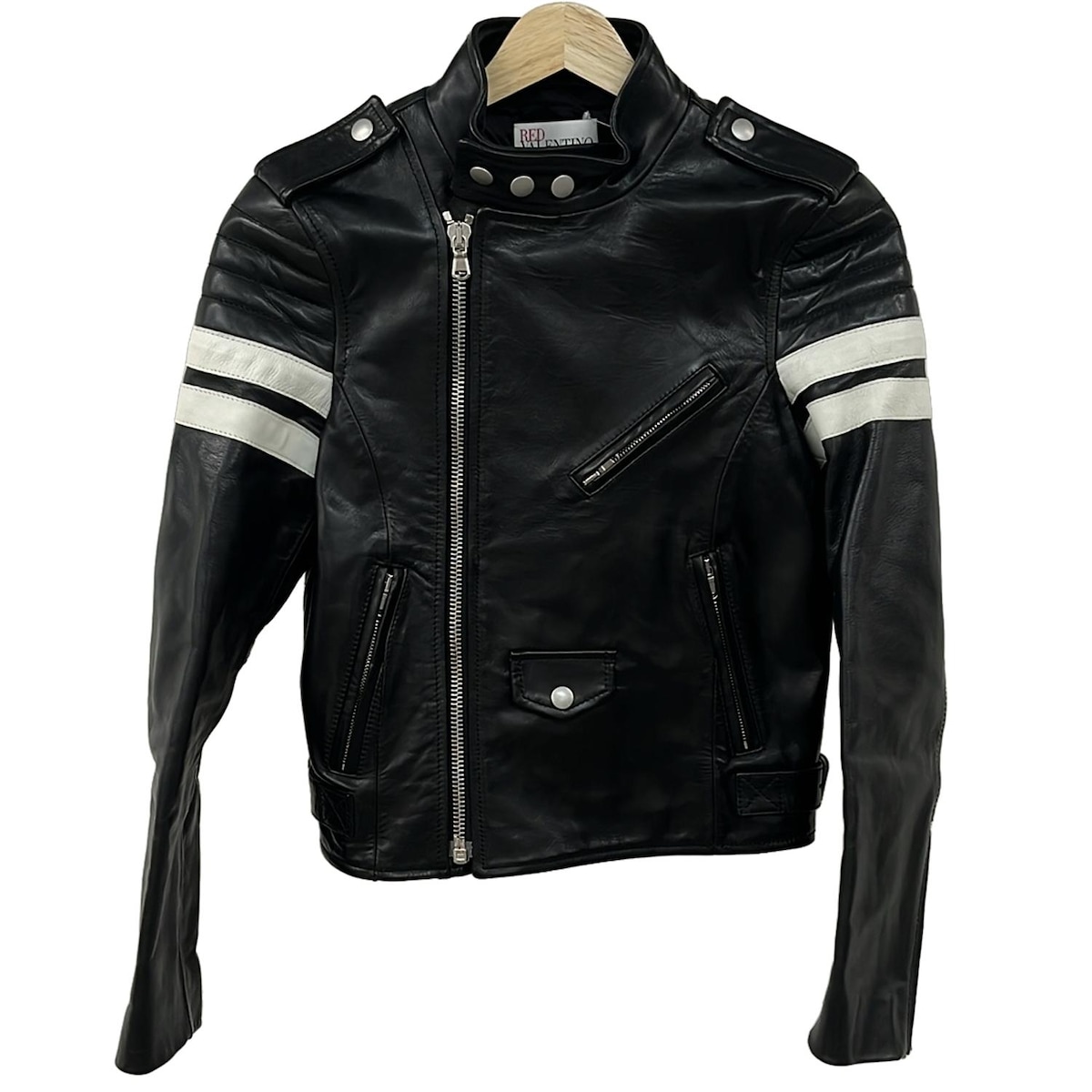 楽天市場】古着 RED VALENTINO レッドヴァレンティノ レザージャケット