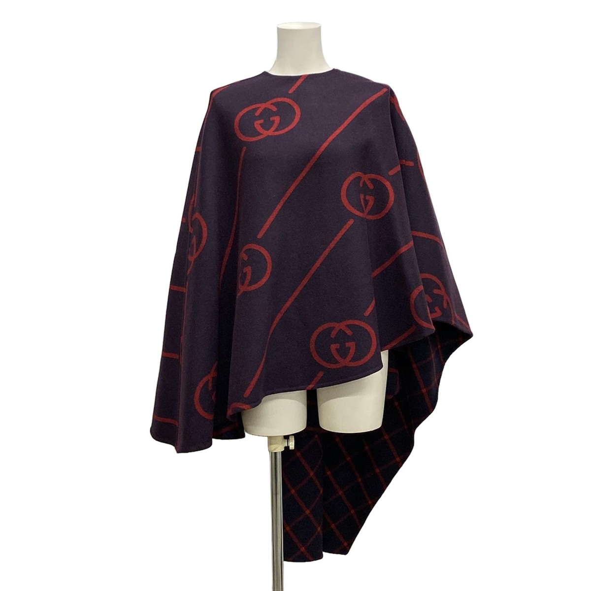 楽天市場】【新品】【未使用品】GUCCI グッチ GG ウールケープ XS
