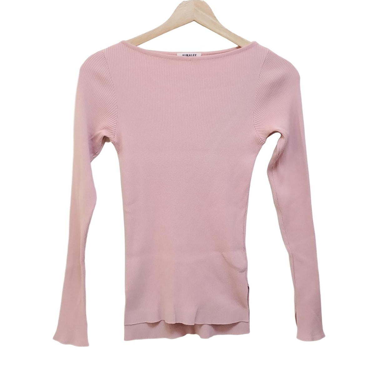 美品✨オーラリー ロンハーマン別注 タートルネック リブニット コットン ピンク 楽天市場】AURALEE オーラリー for Ron Herman 別注 ニット ピンク0(S