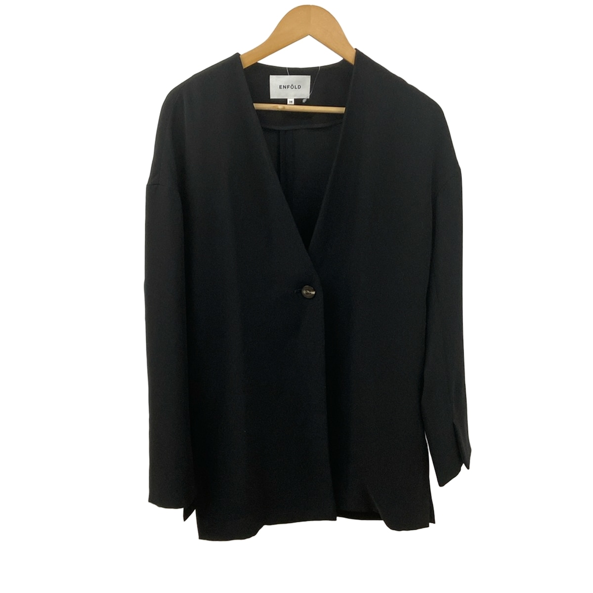 【ほぼ未使用】ENFOLD エンフォルド ダブルサテン ミニマルカーディガン 楽天市場】【中古】ENFOLD ダブルサテンミニマルカーディガン 300ES230