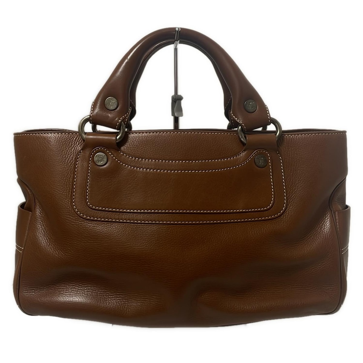 楽天市場】CELINE(セリーヌ)レザー：ブラウンブギーバッグ