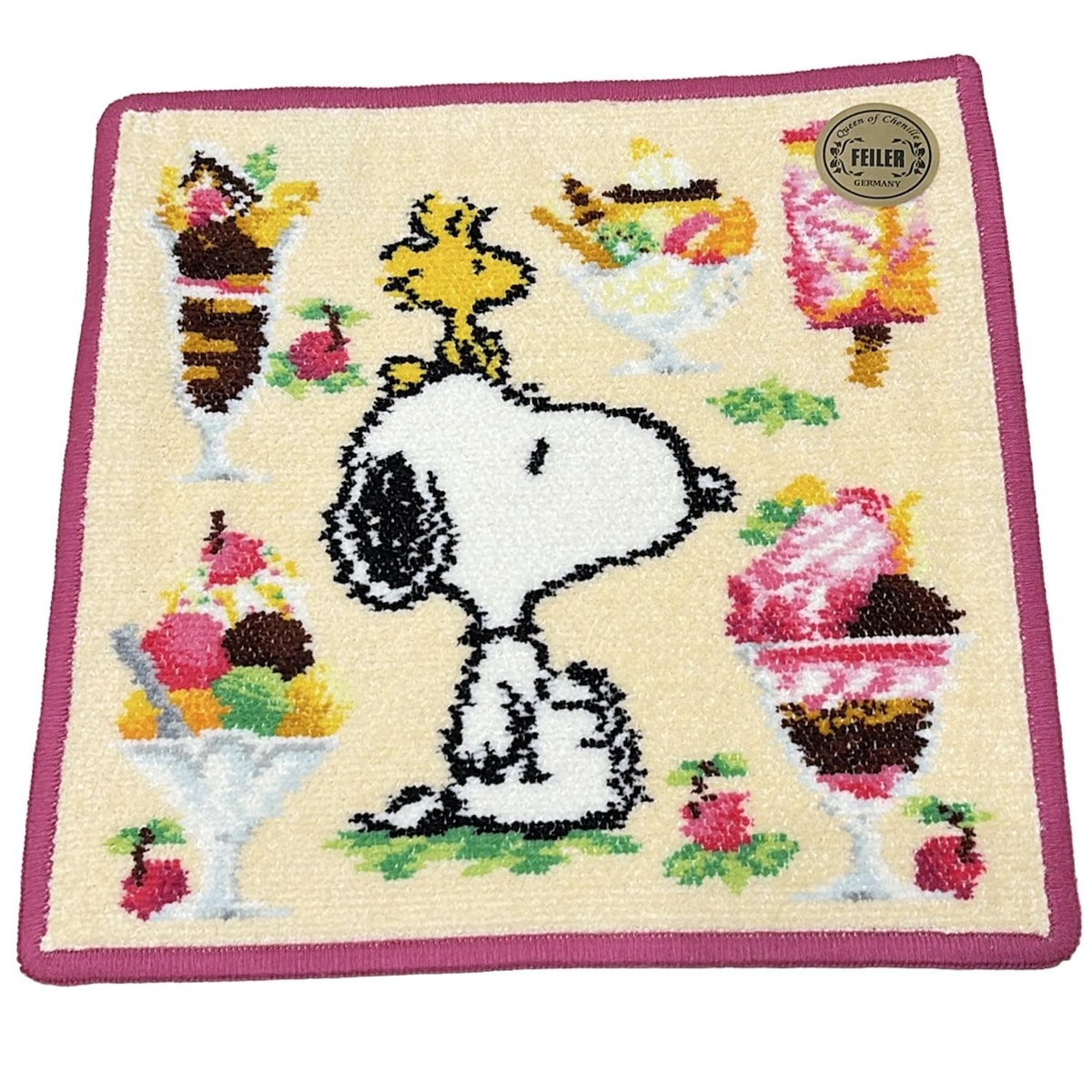 楽天市場】未使用 フェイラー シュニール織 ハンカチ スヌーピー