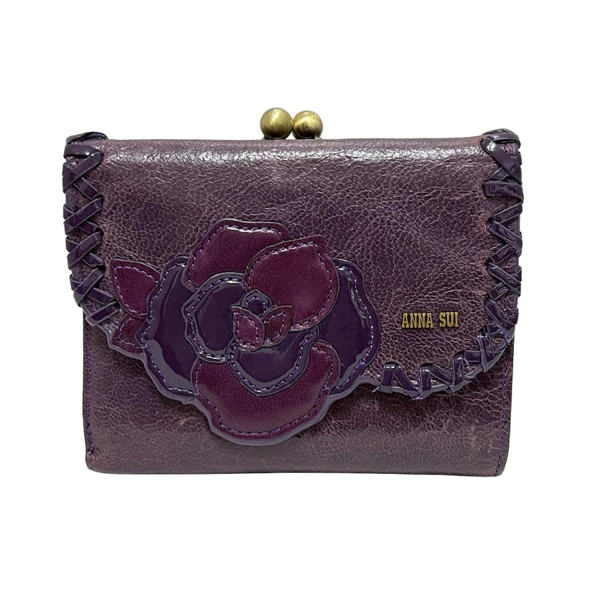楽天市場】ANNA SUI(アナスイ) 蝶 バタフライ 二つ折り財布 赤 レッド