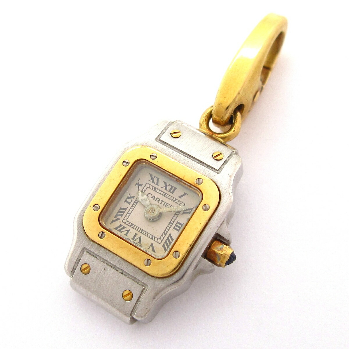 楽天市場】カルティエ CARTIER ウォッチ チャーム タンク ペンダント