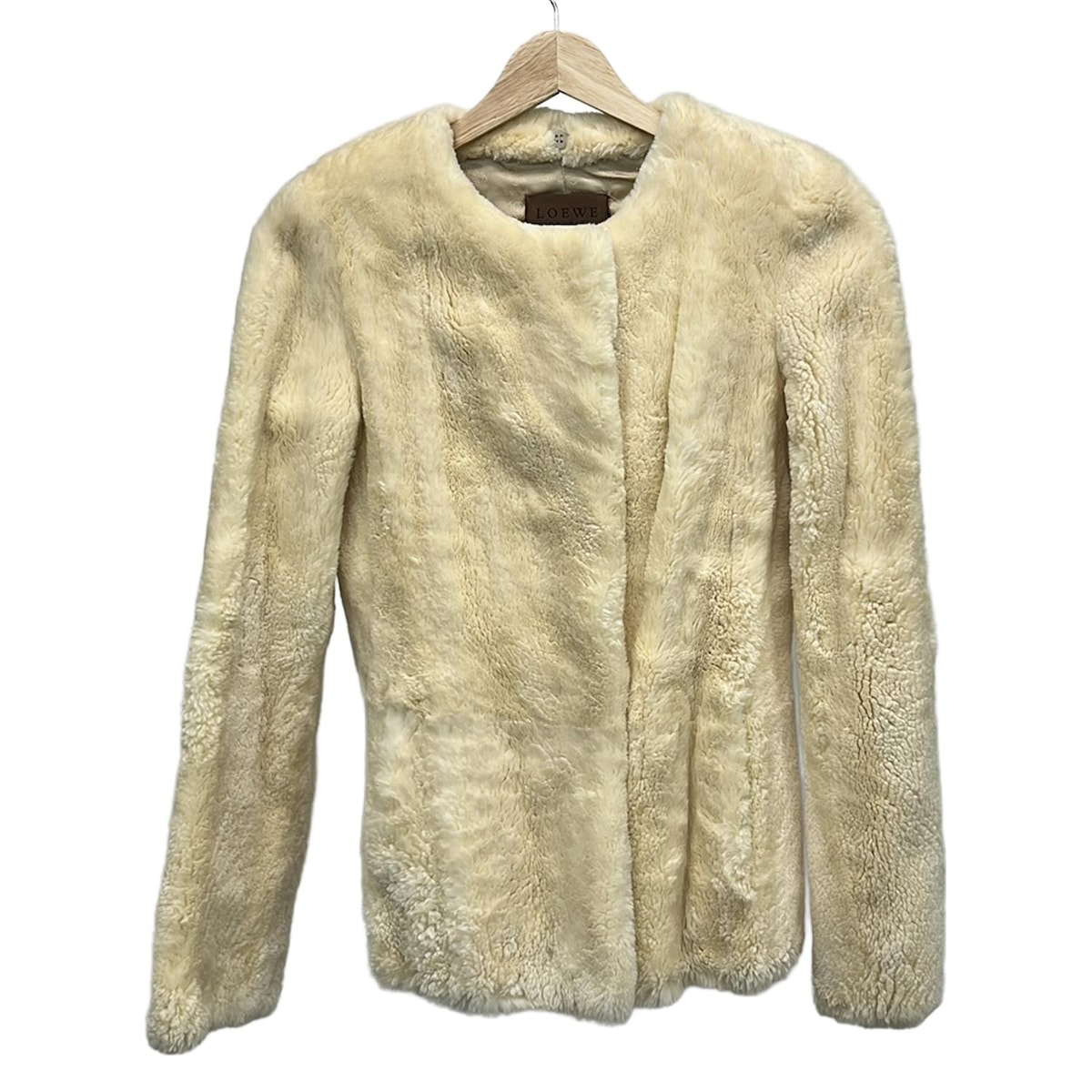 【中古】LOEWE(ロエベ) コート 長袖/冬 アイボリー