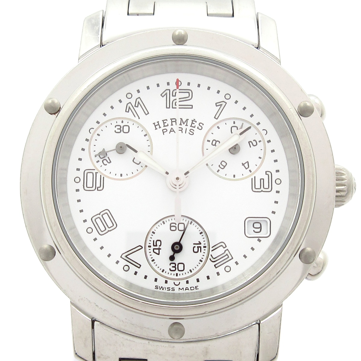 楽天市場】エルメス ノマードクロノグラフ NO1.910 革 A級品【中古