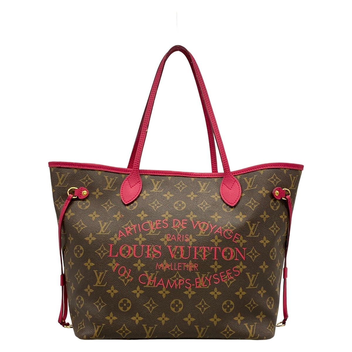 【中古】LOUIS VUITTON(ルイヴィトン) ネヴァーフルMM トートバッグ サクラ色アンディアン