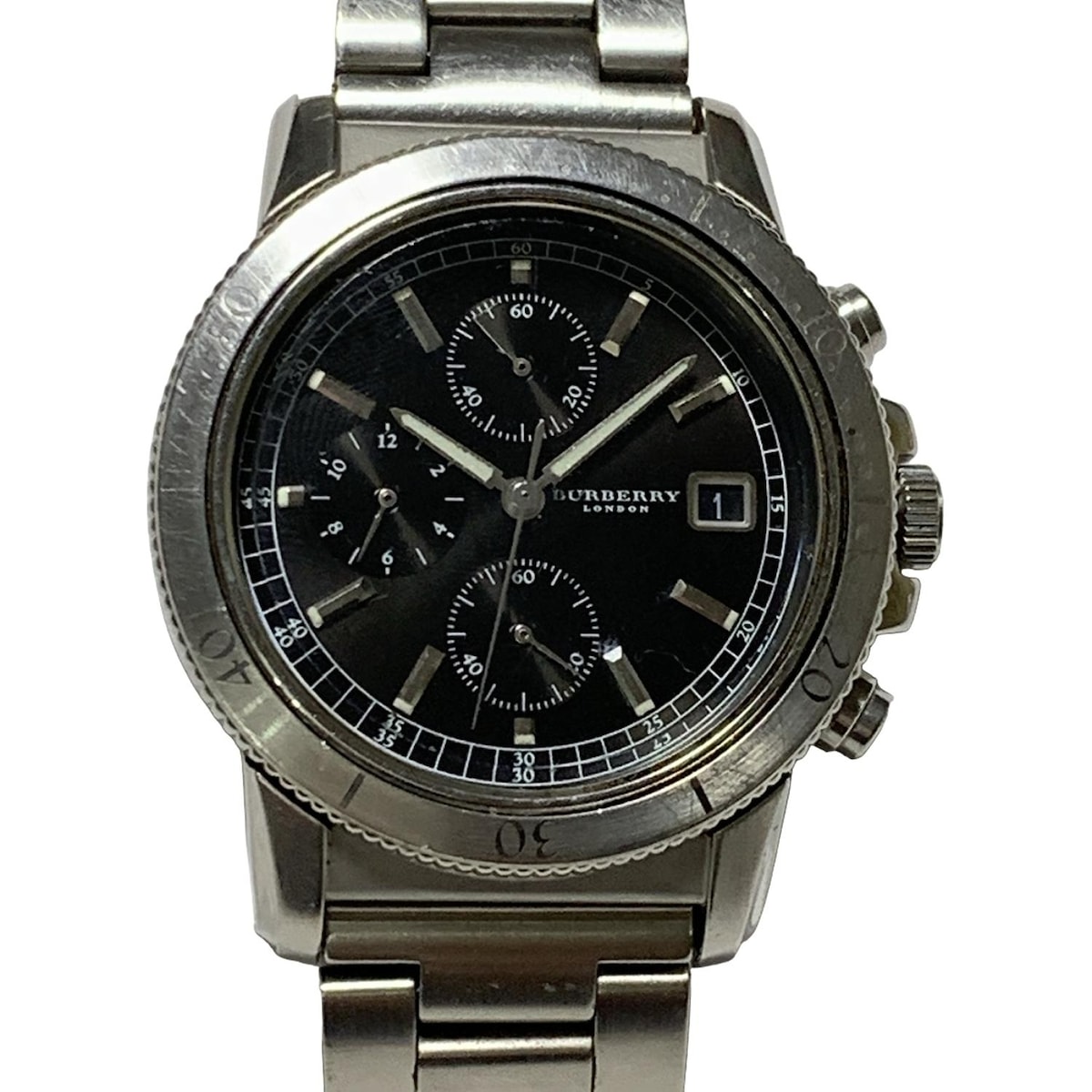 楽天市場】【ウォッチ】BURBERRY バーバリー ロンダ シルバー文字盤