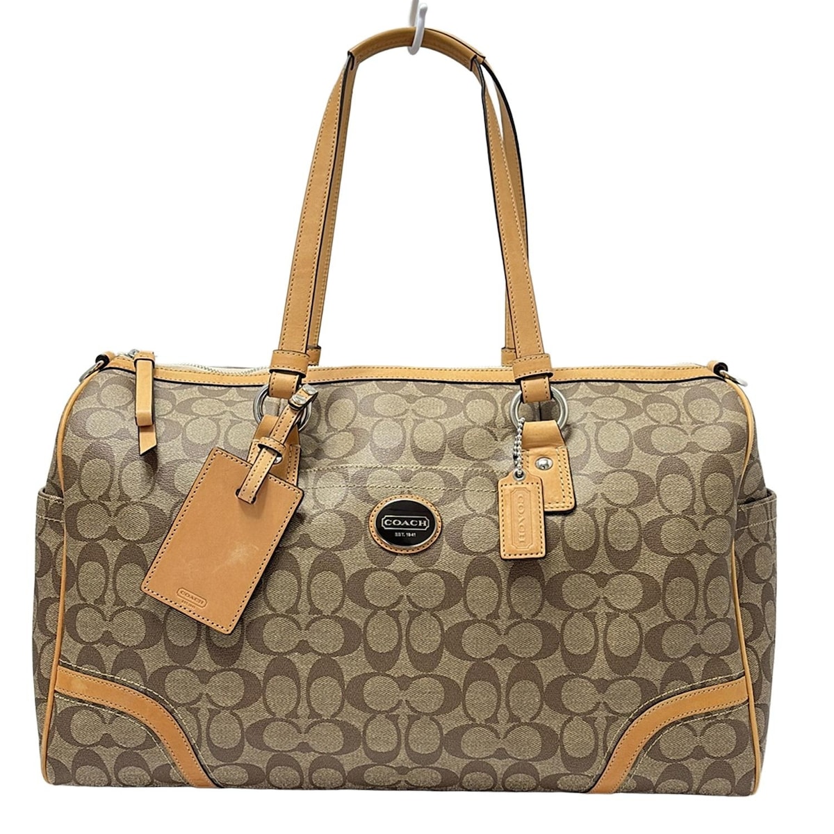 楽天市場】【中古】 COACH (コーチ）0502 ボストンバッグ 2WAY レザー