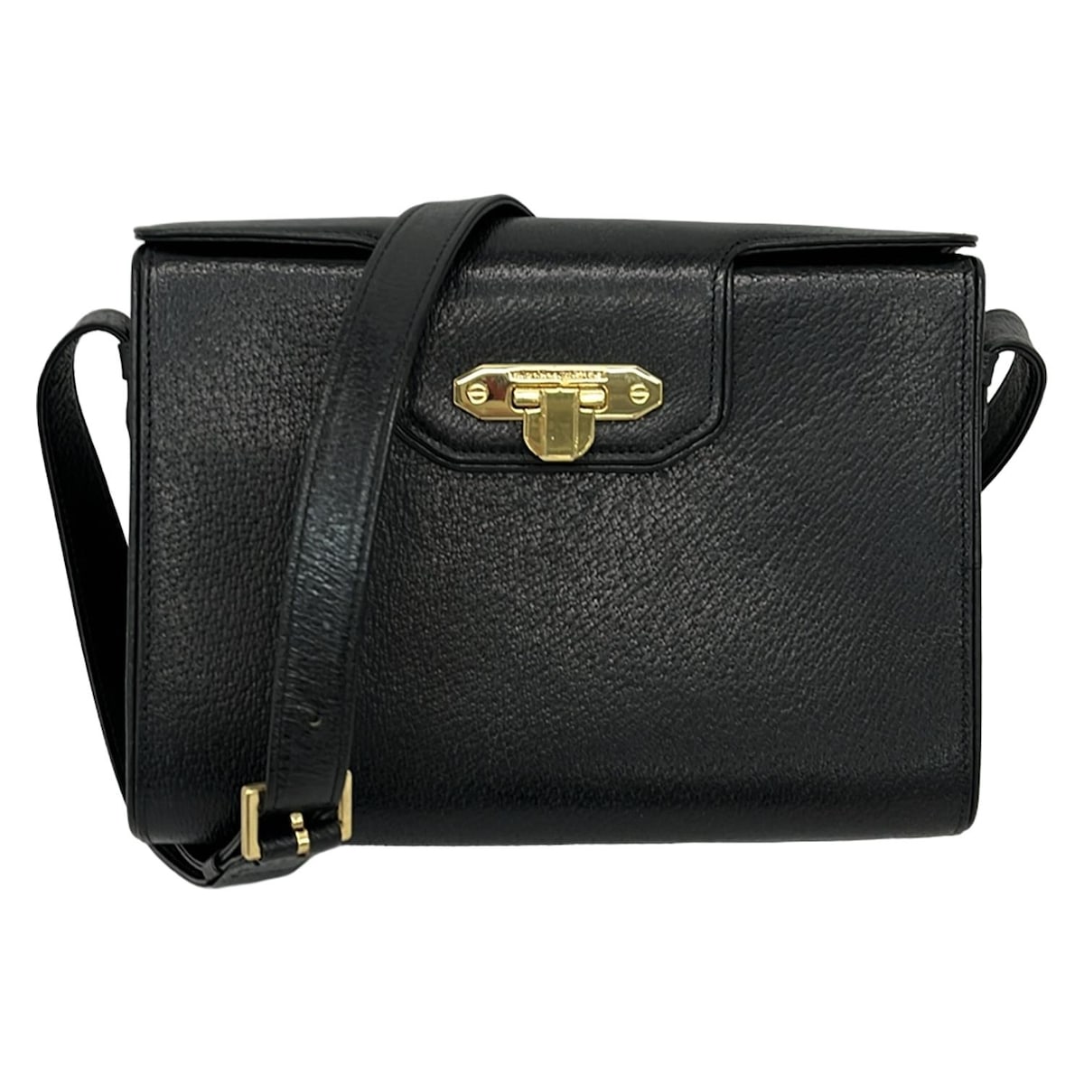 【中古】VALENTINOGARAVANI(バレンチノガラバーニ) ショルダーバッグ 黒 レザー 4,611円