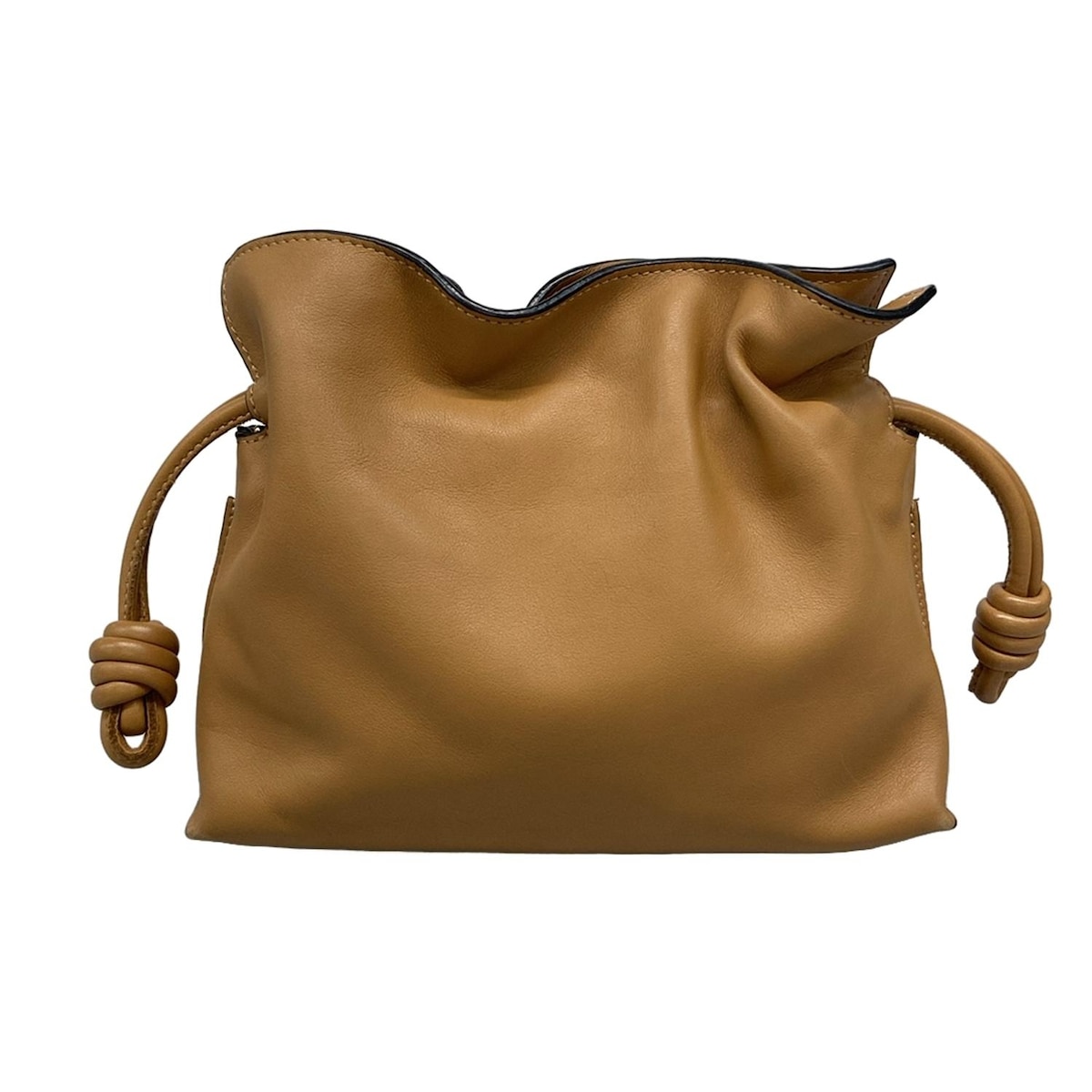 【中古】LOEWE(ロエベ) フラメンコクラッチペダル 並み並み クラッチペダル御徒面子 ともし火赤銅色