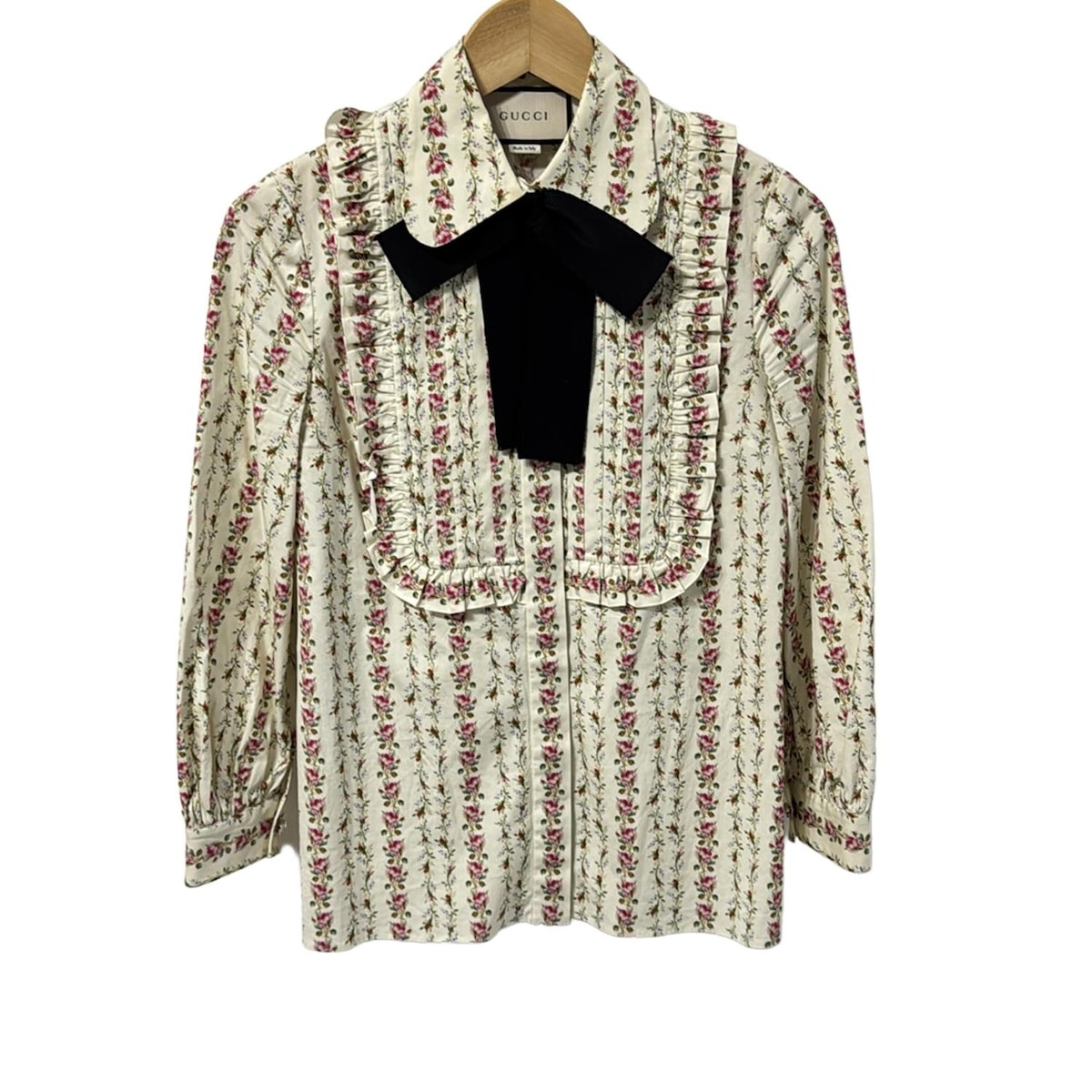 楽天市場】【グッチ】Gucci 18SS スプリング ブーケ シルク シャツ