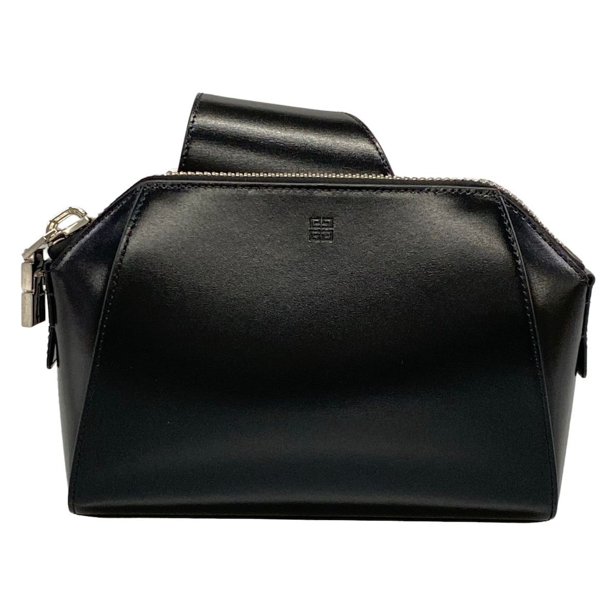 【中古】GIVENCHY(ジバンシー) アンティゴナ U 一ショルダーバッグ 黒 なめし革