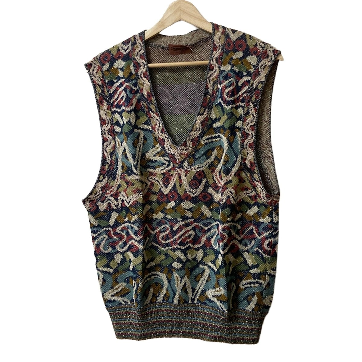 楽天市場】古着 Missoni ミッソーニ イタリア製 Vネック ニットベスト