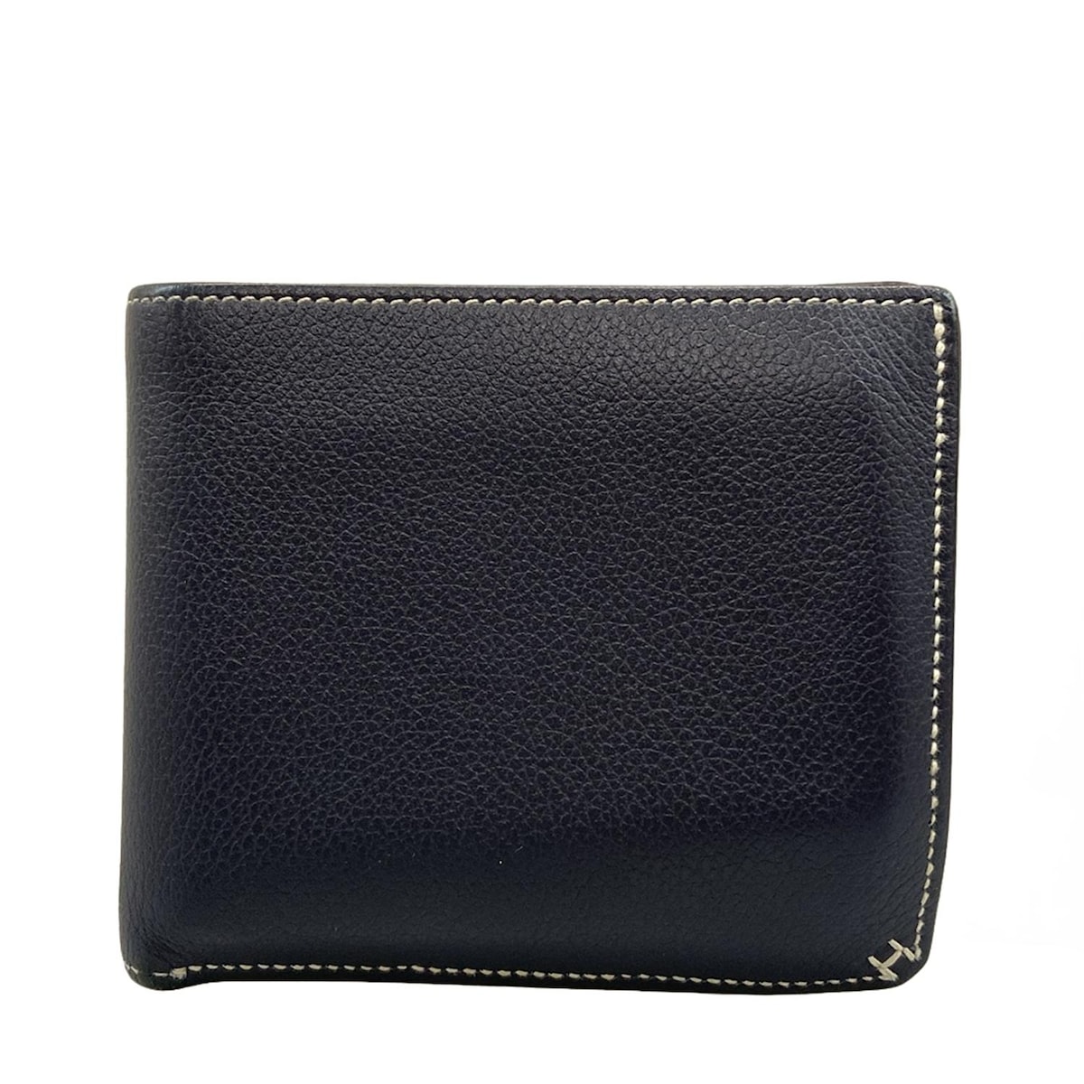 美品 エルメス Hセリエ コンパクト 二つ折り財布 シルバー金具 楽天