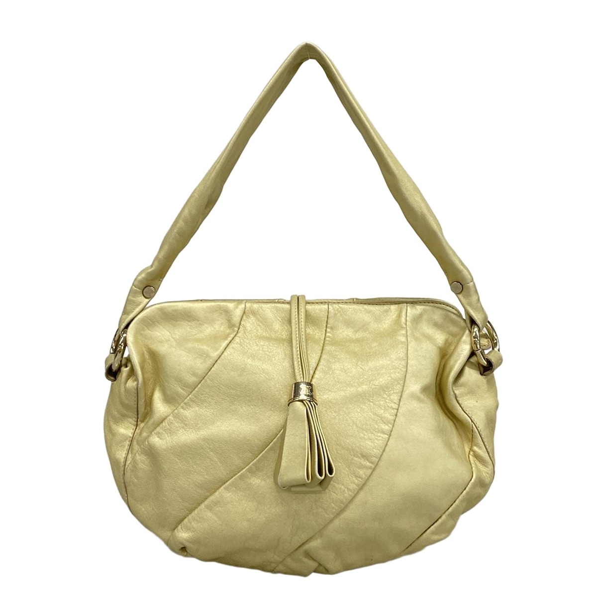 【新着】【中古】CELINE(セリーヌ) ビタースウィート ハンドバッグ ゴールド レザー