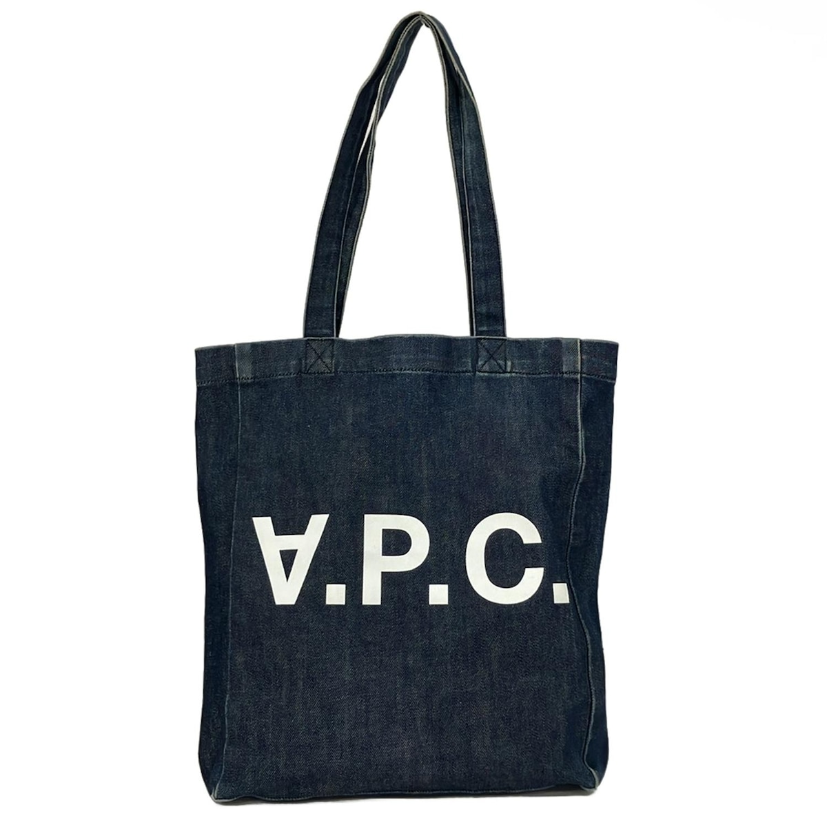 sacai apc コラボ リバーシブルトート 用】【A.P.C. × sacai】リバーシブルトートバッグLネイビー