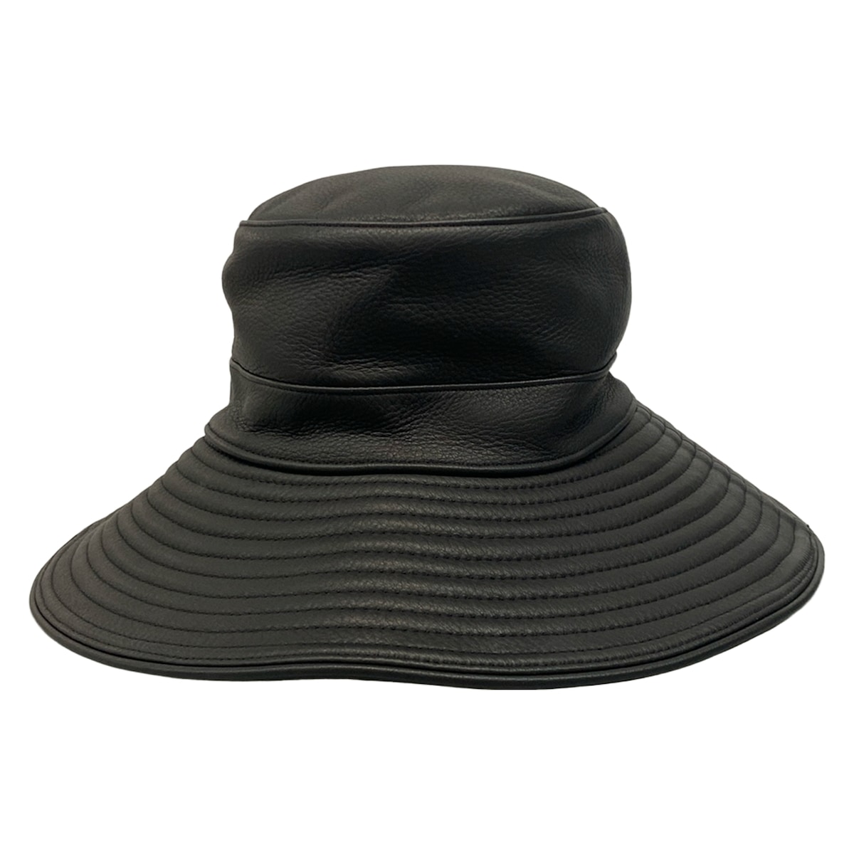 【中古】HERMES(エルメス) ハット 黒