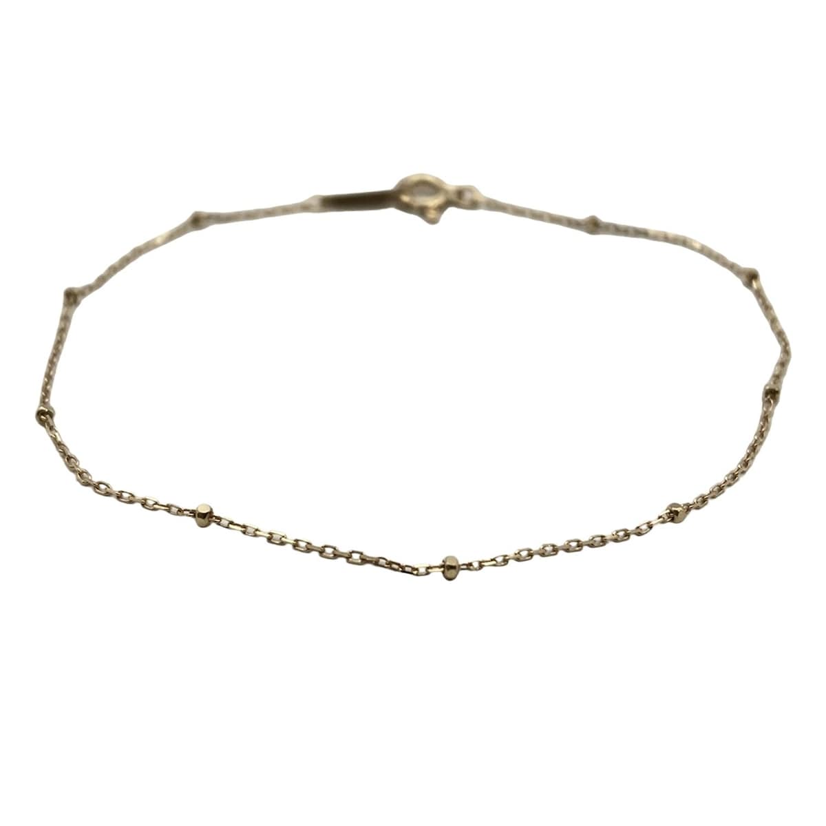 楽天市場】agete アガット クロスモチーフ ブレスレット/K10YG/416-0.8