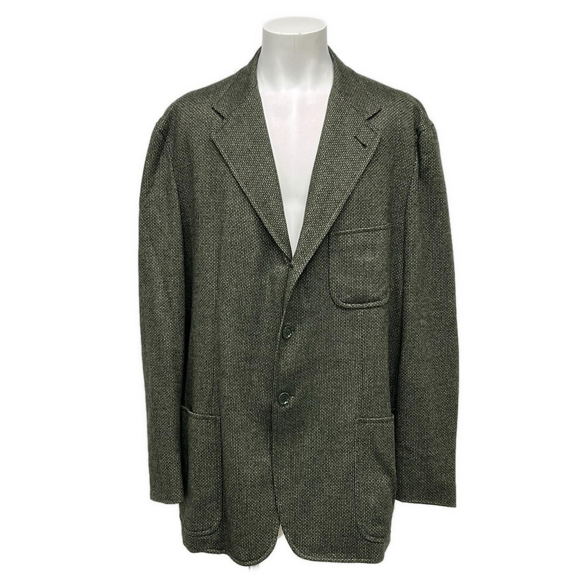 【中古】Loro Piana(ロロピアーナ) ジャケット 長袖/秋/冬 ダークグリーン ウール、カシミヤ