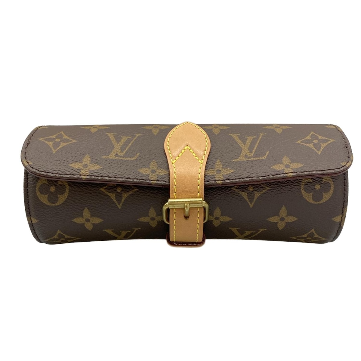 【中古】LOUIS VUITTON(ルイヴィトン) エテュイ・3 モントル 小入れもの ウオッチ容れもの