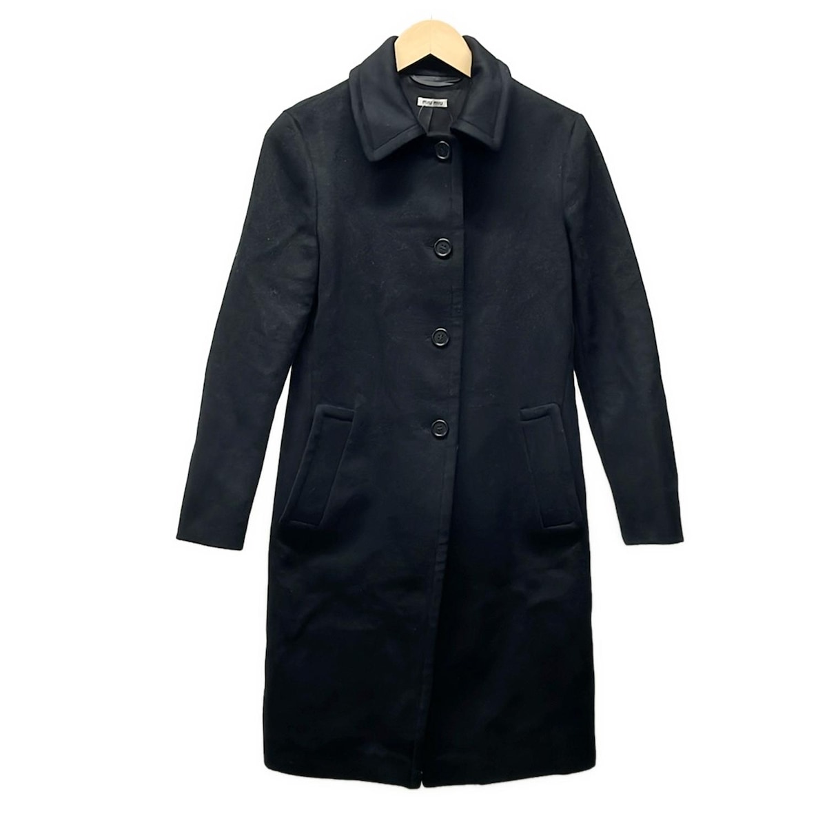 ミュウミュウ　miumiu コート　黒　40 楽天市場】miu miu ミュウミュウ アウター コート MS1354 レディース40