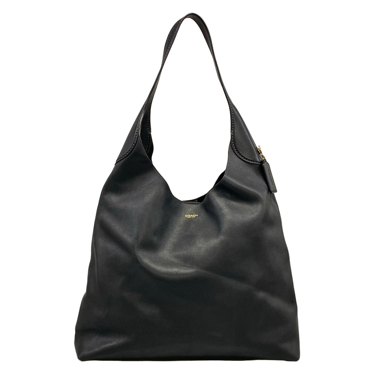【新着】【中古】COACH(コーチ職) ショルダーバッグ 黒 なめし革