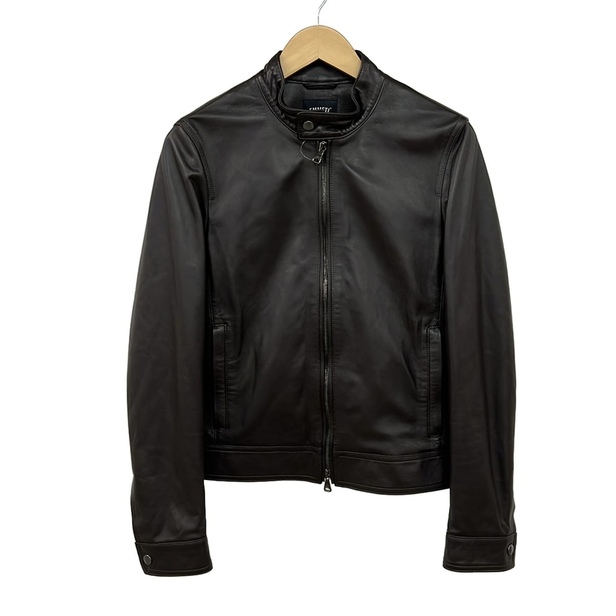 【新着】【中古】EMMETI(エンメティ) ライダースジャケット 長袖/秋/冬 ダークブラウン