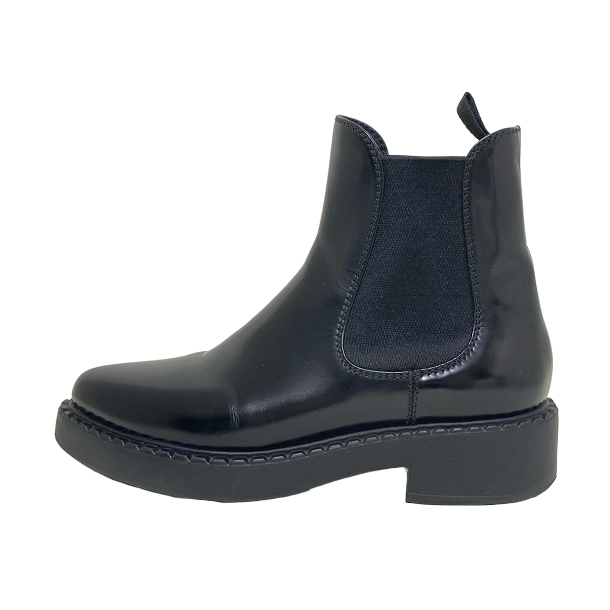 楽天市場】【プラダ】Prada ブラッシュドレザー サイドゴア チェルシー