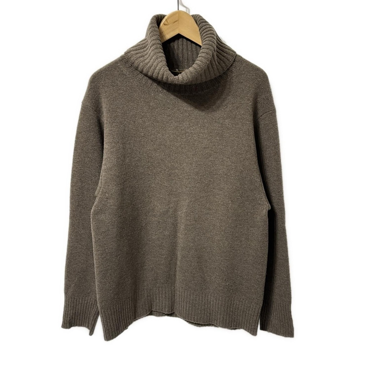 【新着】【中古】DEUXIEME CLASSE(ドゥーズィエム) 長袖セーター タートルネック ダークブラウン