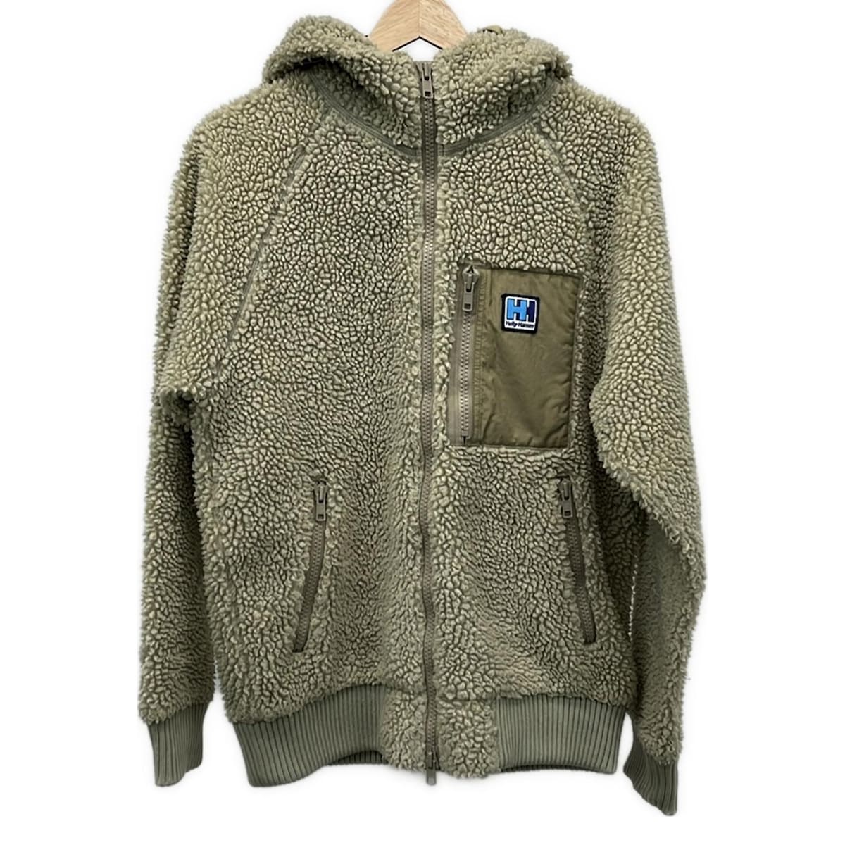 【新着】【中古】HELLY HANSEN(ヘリーハンセン) ブルゾン 長袖/ボア/冬 カーキ