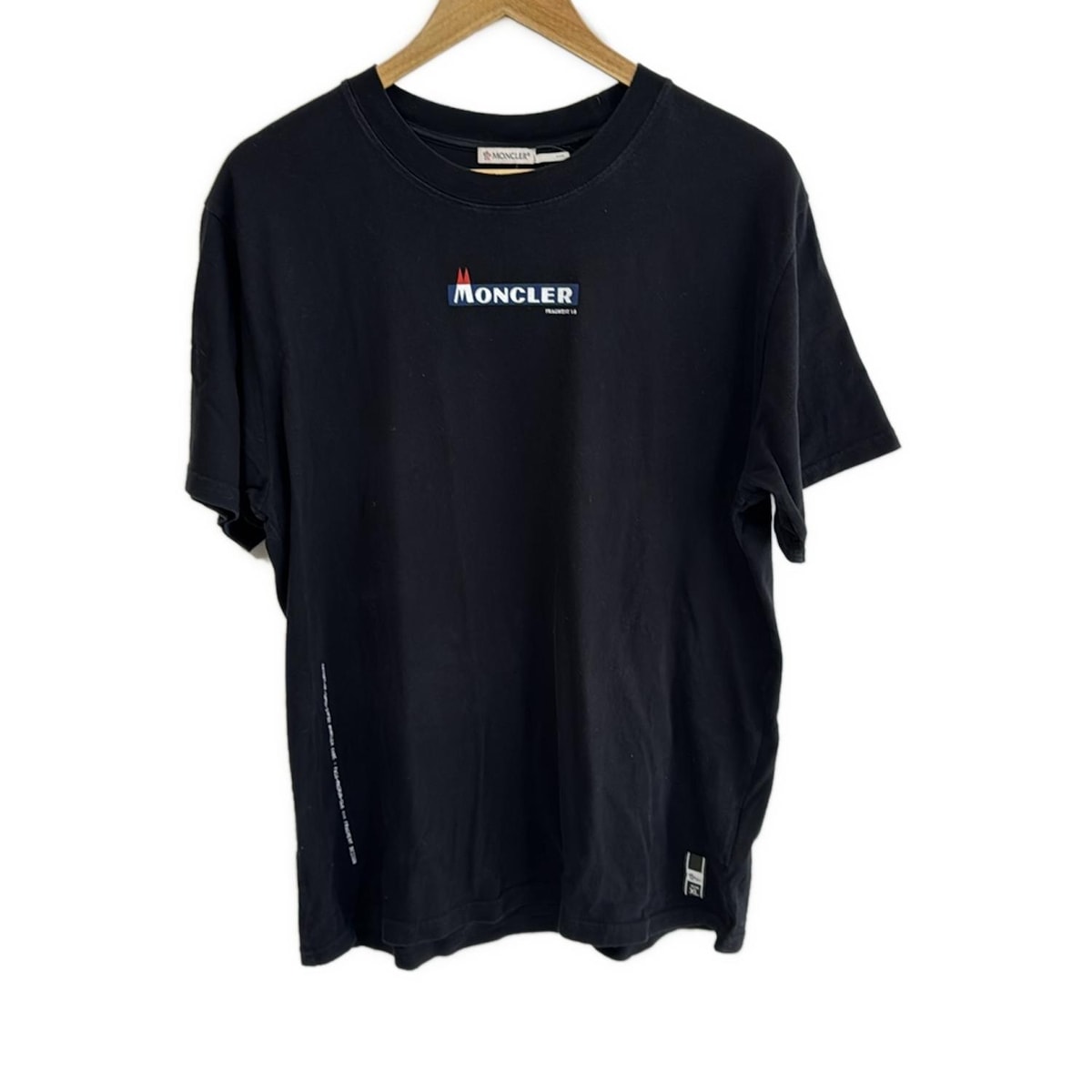 楽天市場】MONCLER MAGLIA T-SHIRT BLACK サイズXL C-SCOM-19-18922