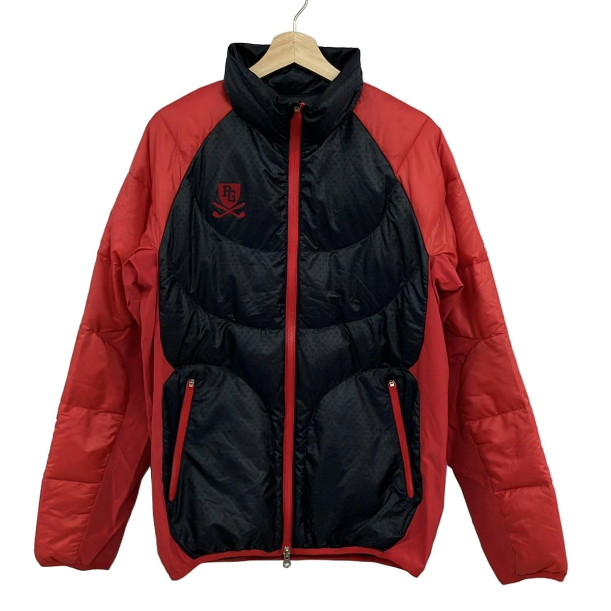 楽天市場】【美品】パーリーゲイツ 2WAYダウンジャケット レッド 軽量