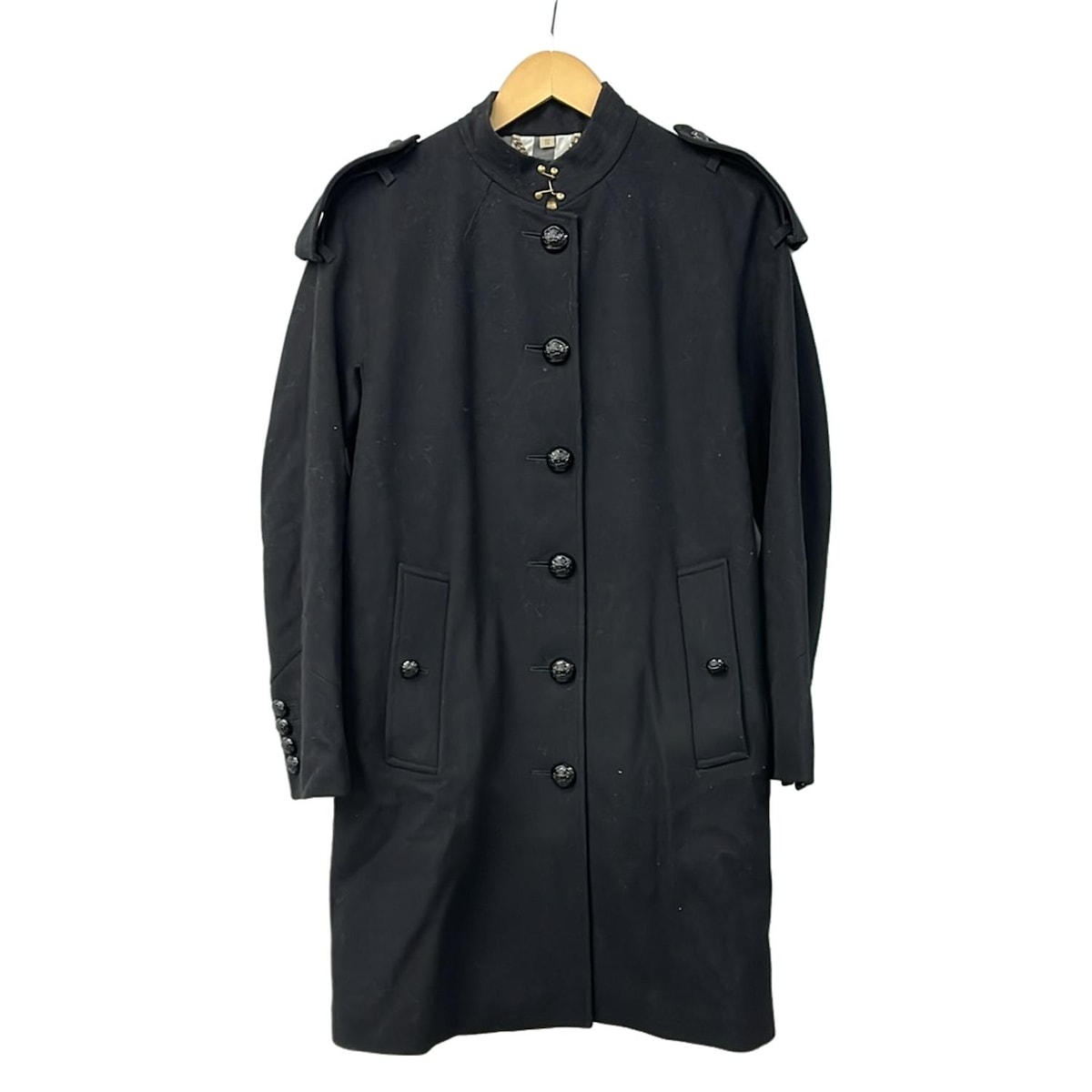 【新着】【中古】BURBERRY LONDON ENGLAND(バーバリーロンドンイングランド) コート 長袖/秋/冬 黒