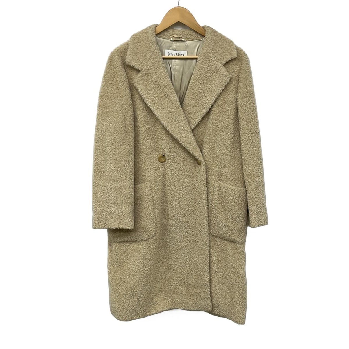 【新着】【中古】Max Mara(マックスマーラ) コート 長袖/アルパカ/冬 ベージュ