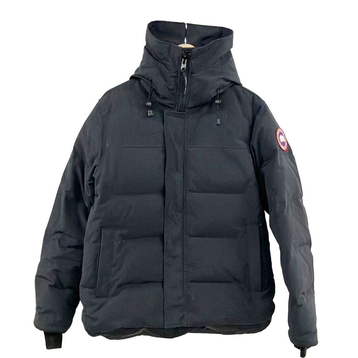 【新着】【中古】CANADA GOOSE(カナダグース) ダウンジャケット 長袖/秋/冬 ダークネイビー×黒コート・ジャケット