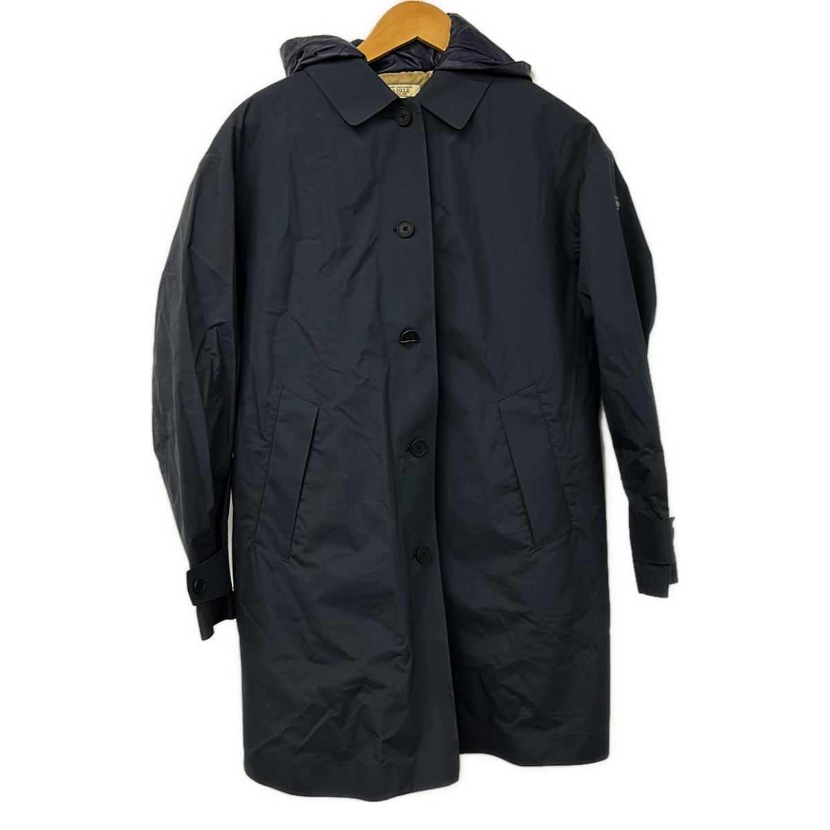 【新着】【中古】AIGLE(エーグル) コート 長袖/中綿/ライナー着脱可/秋/冬 ダークネイビー