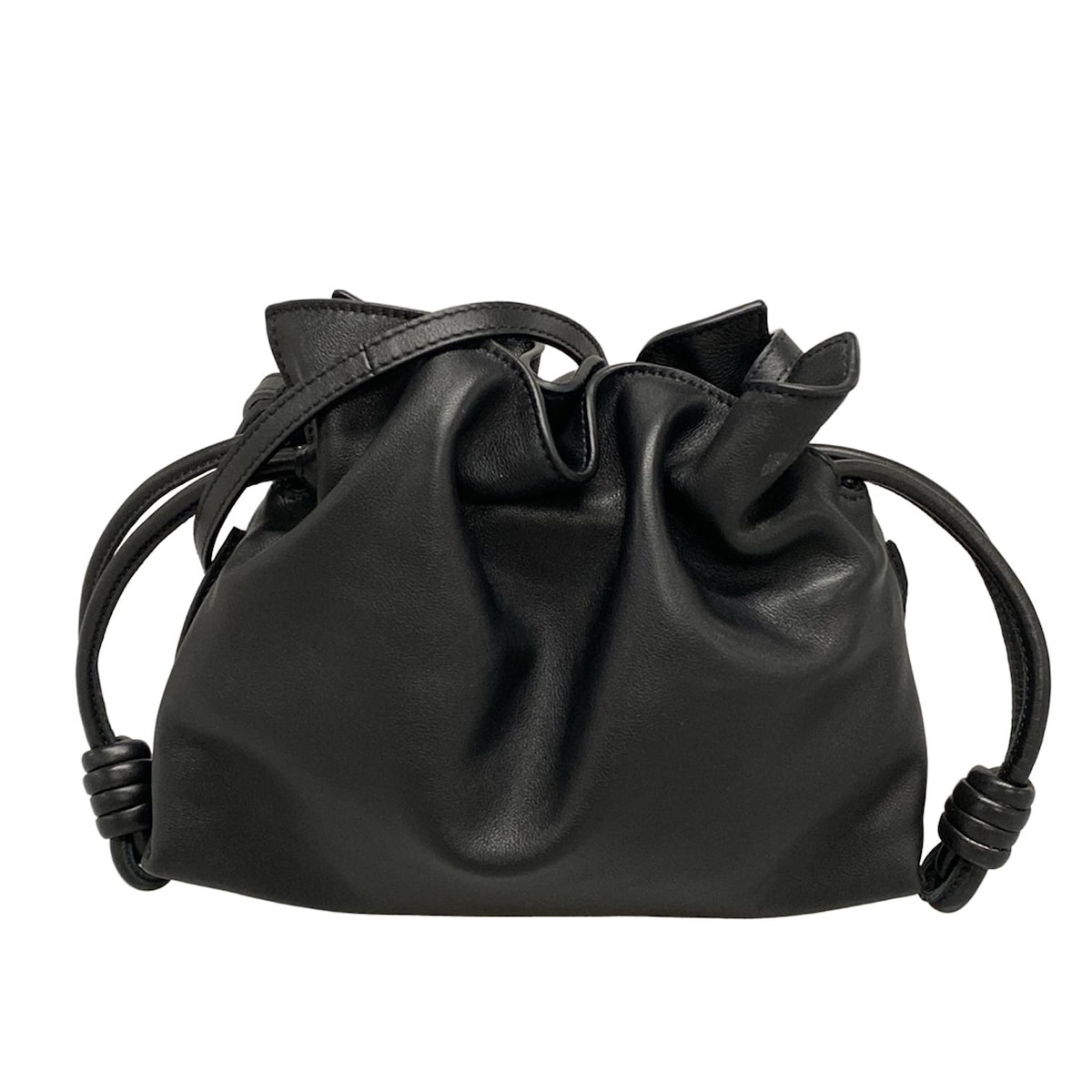 【中古】LOEWE(ロエベ) フラメンコ ショルダーバッグ 黒 レザー 94,509円