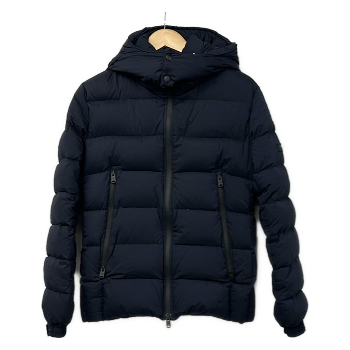 【中古】TATRAS(タトラス) ダウンジャケット 長袖/ジップアップ/フード着脱可/冬 ダークネイビー