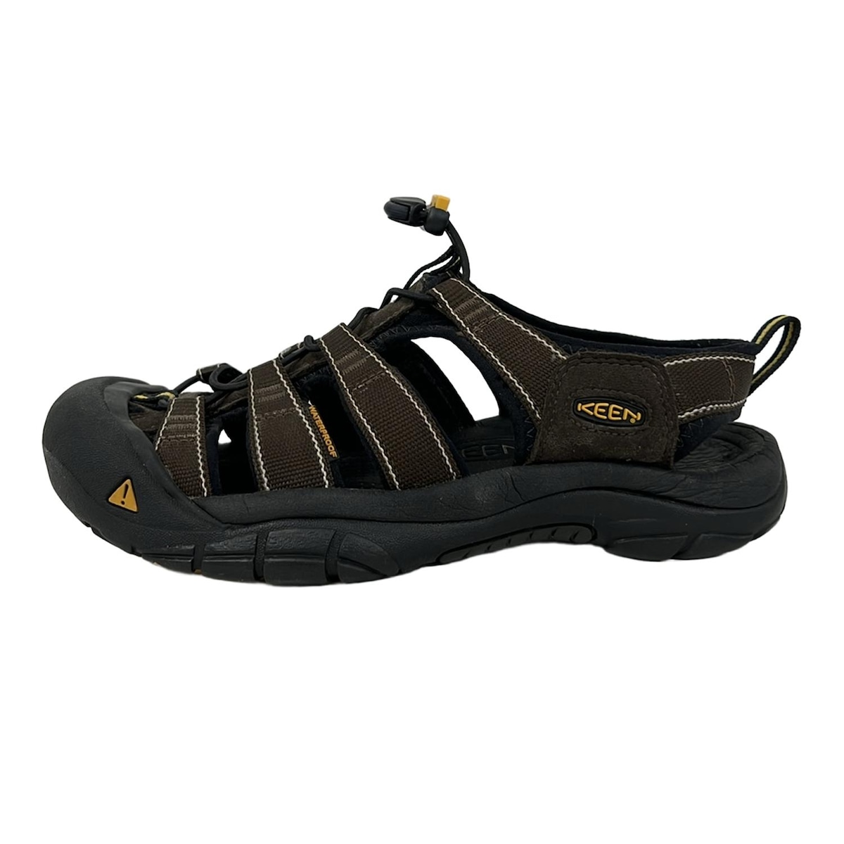 【新着】【中古】KEEN(キーン) ニューポート サンダル WATERPROOF ダークブラウン×黒