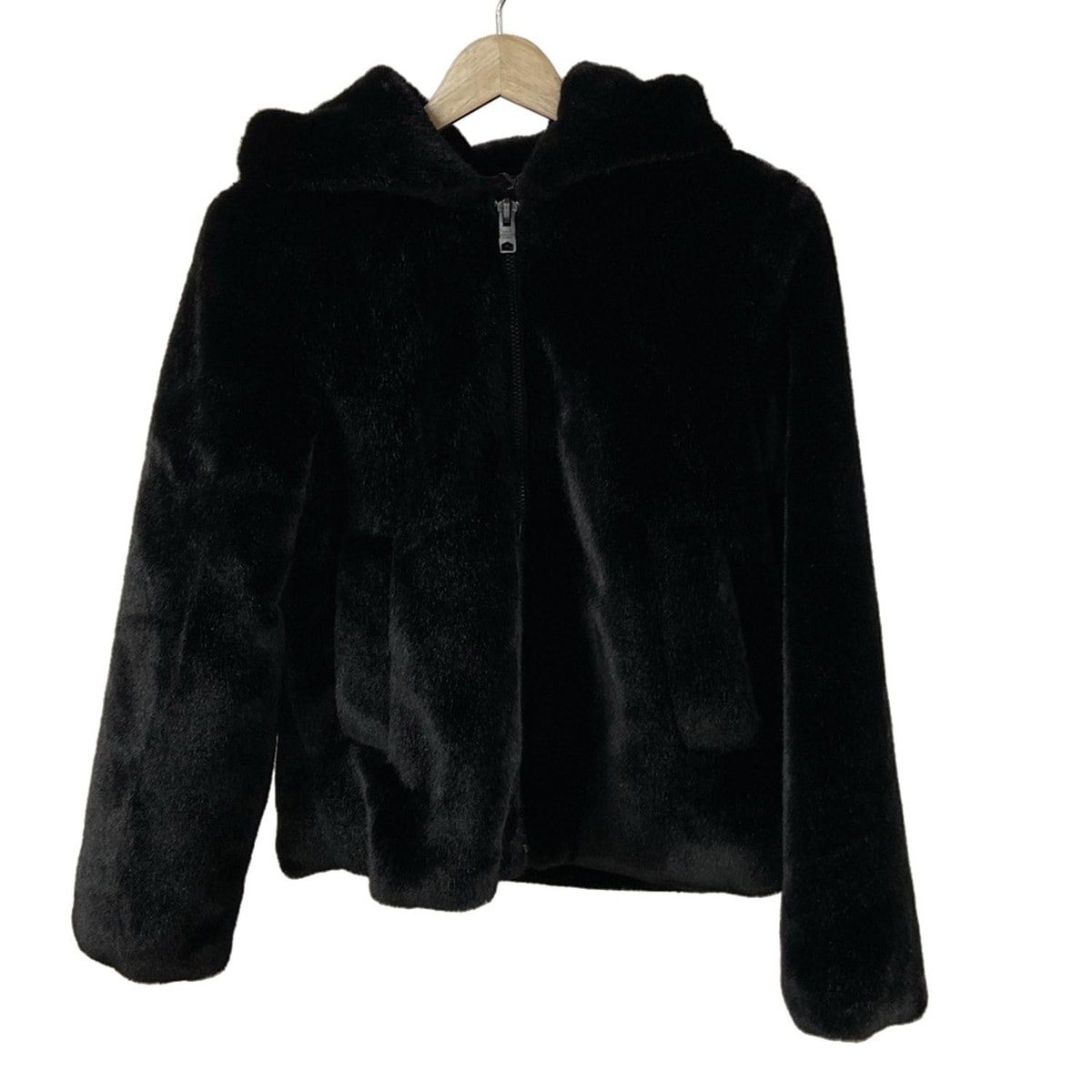 【中古】All Saints(オールセインツ) 上衣 長袖/フェイクファー/冬 黒