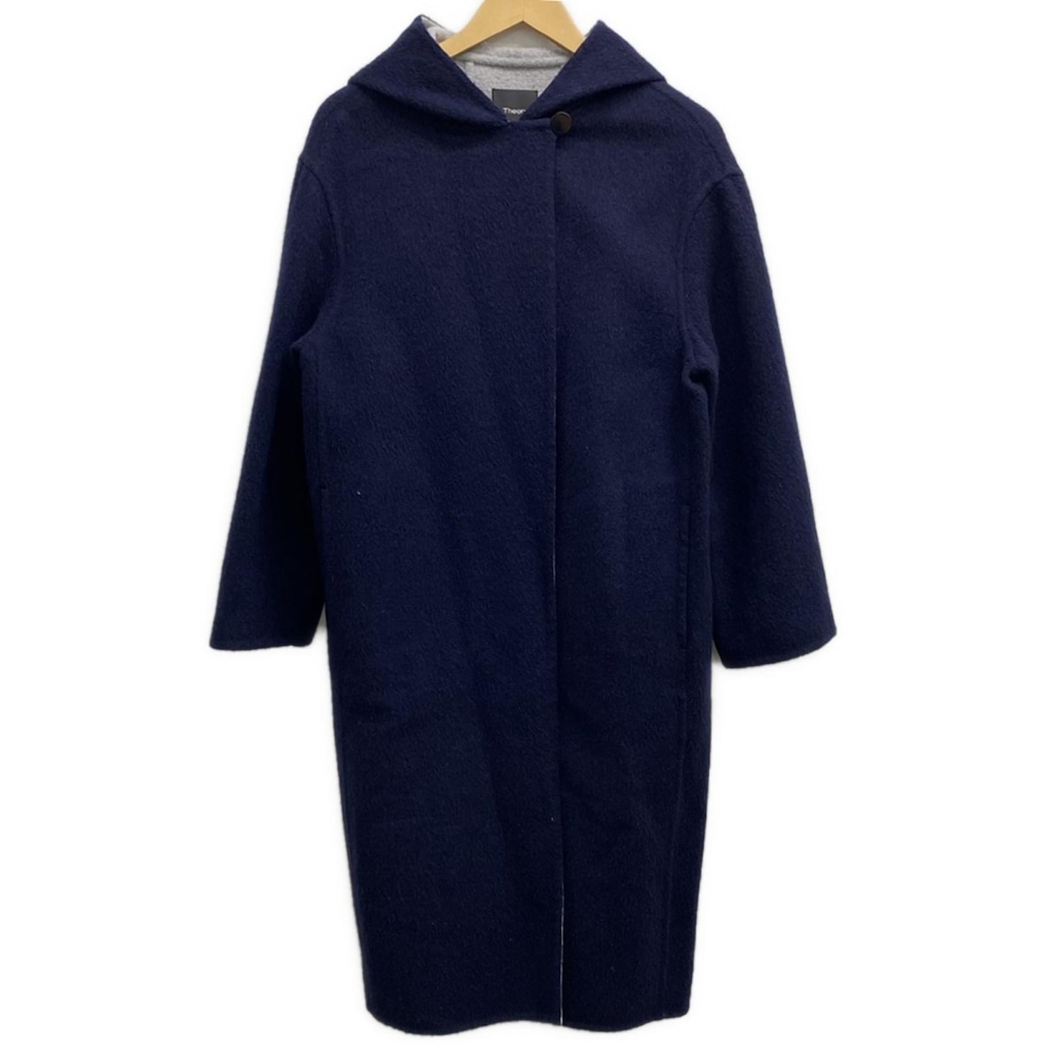 【中古】theory(セオリー) コート 長袖/冬物 ダークネイビー