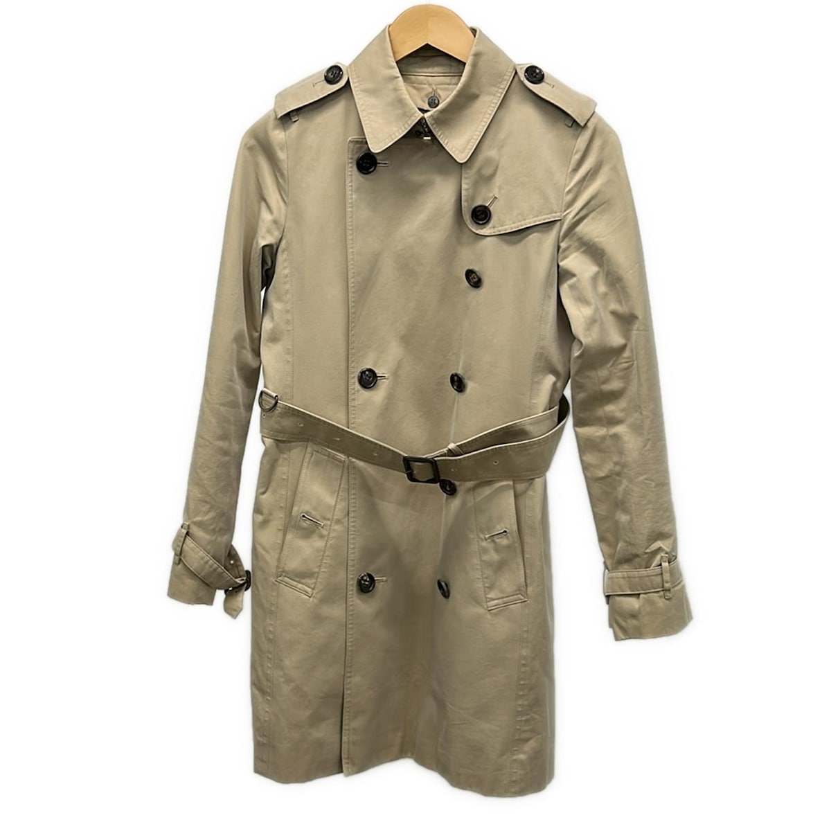 【中古】Burberry LONDON(バーバリーロンドン) トレンチコート 長袖/春 ベージュ